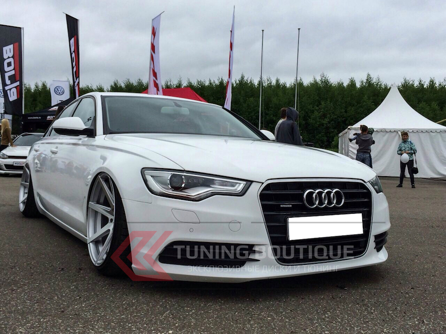 Audi A6 на 20" дисках Rohana RC7 Silver фото 3